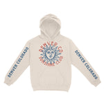 Denver Hoodie in Natural - front-sleeves view