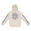 Denver Hoodie in Natural - front-sleeves view