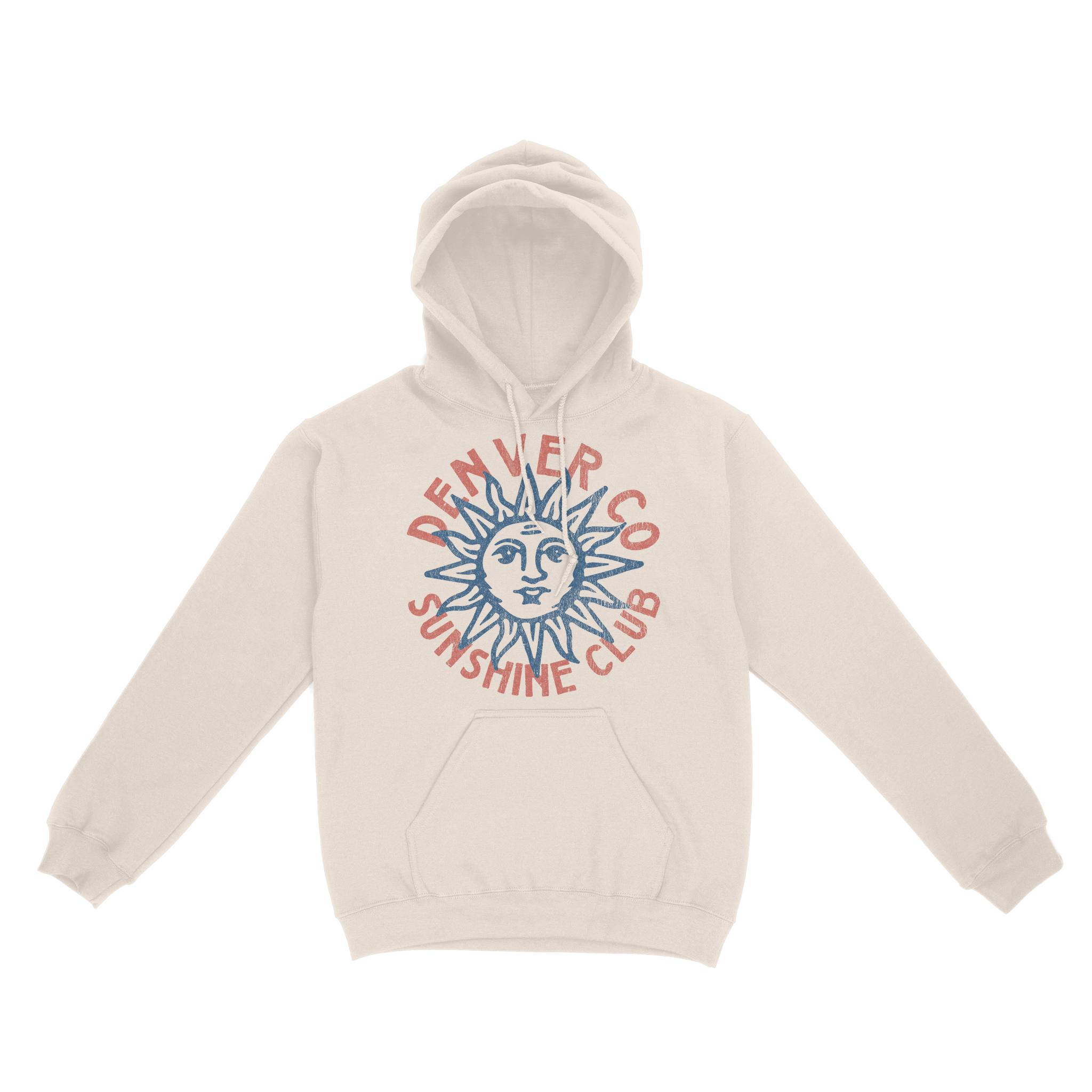 Denver Hoodie in Natural - front view