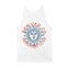Denver Tank Top in White - back view