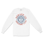 Denver Longsleeve in White - front view