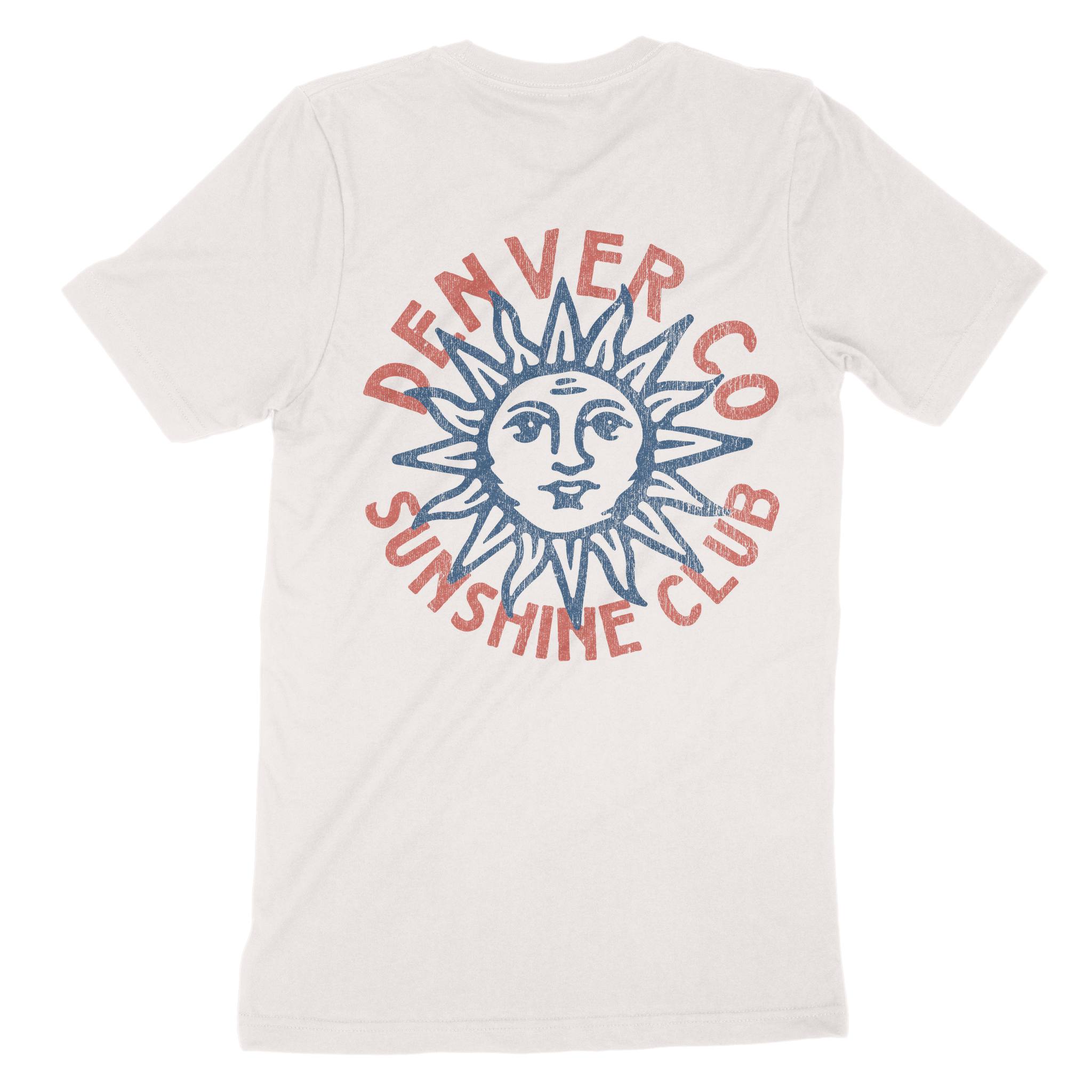 Denver Sun Man T-Shirt in Vintage - back view