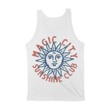 Miami Sun Man Tank Top White back