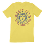 Miami Sun Man T-Shirt Maize Yellow back