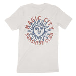 Miami Sun Man T-Shirt Vintage White back