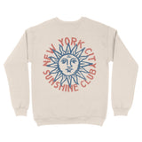 New York Crewneck in Natural - back view