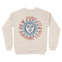 New York Crewneck in Natural - back view
