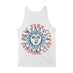 New York Sun Man Tank Top White back