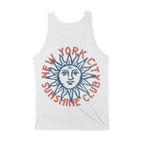 New York Sun Man Tank Top White back