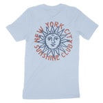 New York Sun Man T-Shirt Baby_Blue back