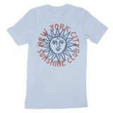 New York Sun Man T-Shirt Baby_Blue back