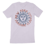 New York Sun Man T-Shirt Lavender_Dust back