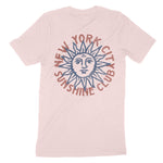 New York Sun Man T-Shirt Soft_Pink back