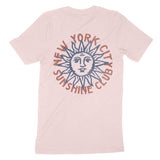 New York Sun Man T-Shirt Soft_Pink back