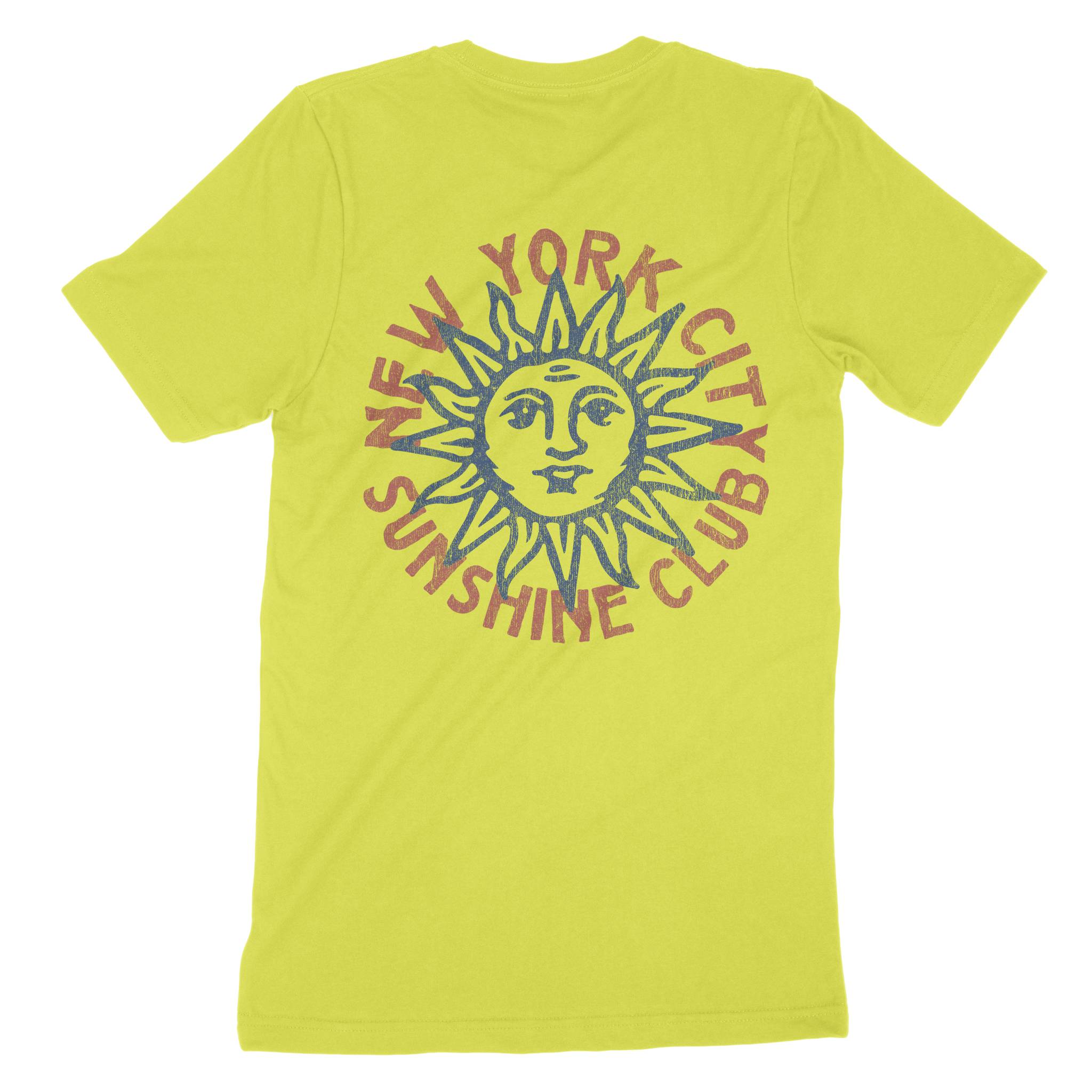 New York Sun Man T-Shirt Strobe back