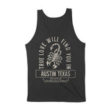 Austin Tank Top in Black - back view