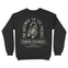 Denver Crewneck in Black - back view