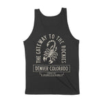 Denver Tank Top in Black - back view