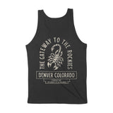 Denver Tank Top in Black - back view