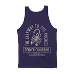 Denver Scorpion Love Tank Top Navy back