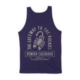 Denver Scorpion Love Tank Top Navy back