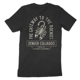 Denver Scorpion Love T-Shirt Black back