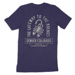 Denver Scorpion Love T-Shirt Navy back