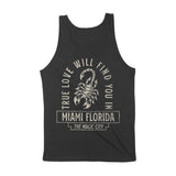 Miami Tank Top in Black - back view