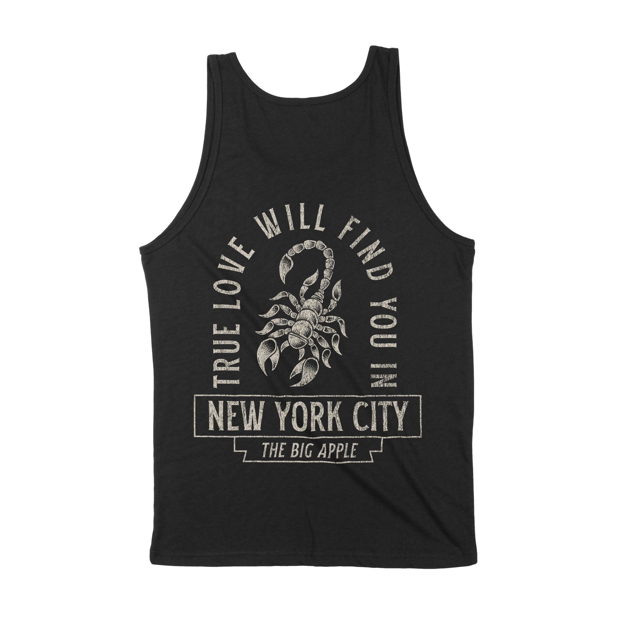 New York Scorpion Love Tank Top Black back