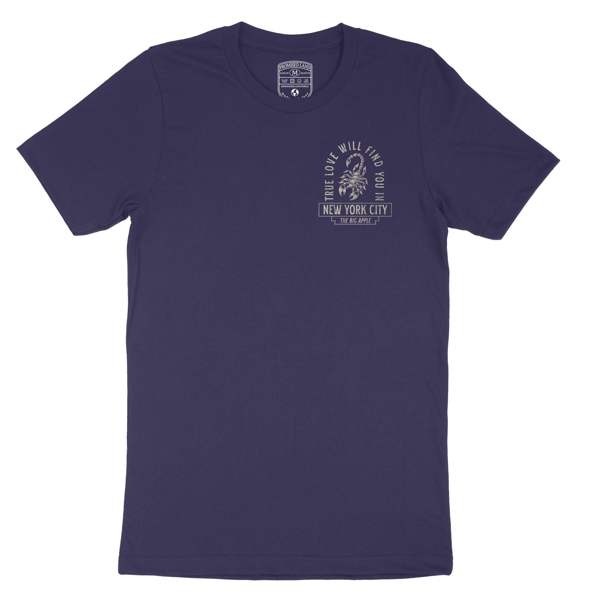 New York Scorpion Love T-Shirt Navy front