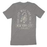 New York Scorpion Love T-Shirt Purple_Storm back