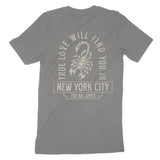 New York Scorpion Love T-Shirt Purple_Storm back