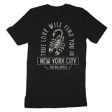 New York Scorpion Love T-Shirt Vintage_Black back