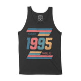 Asbury Park Good Year Tank Top in Black - front view
