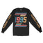 Asbury Park Good Year Longsleeve in Black - front with sleeves view