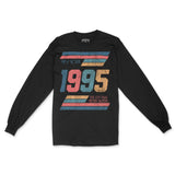 New York Longsleeve in Black - front view