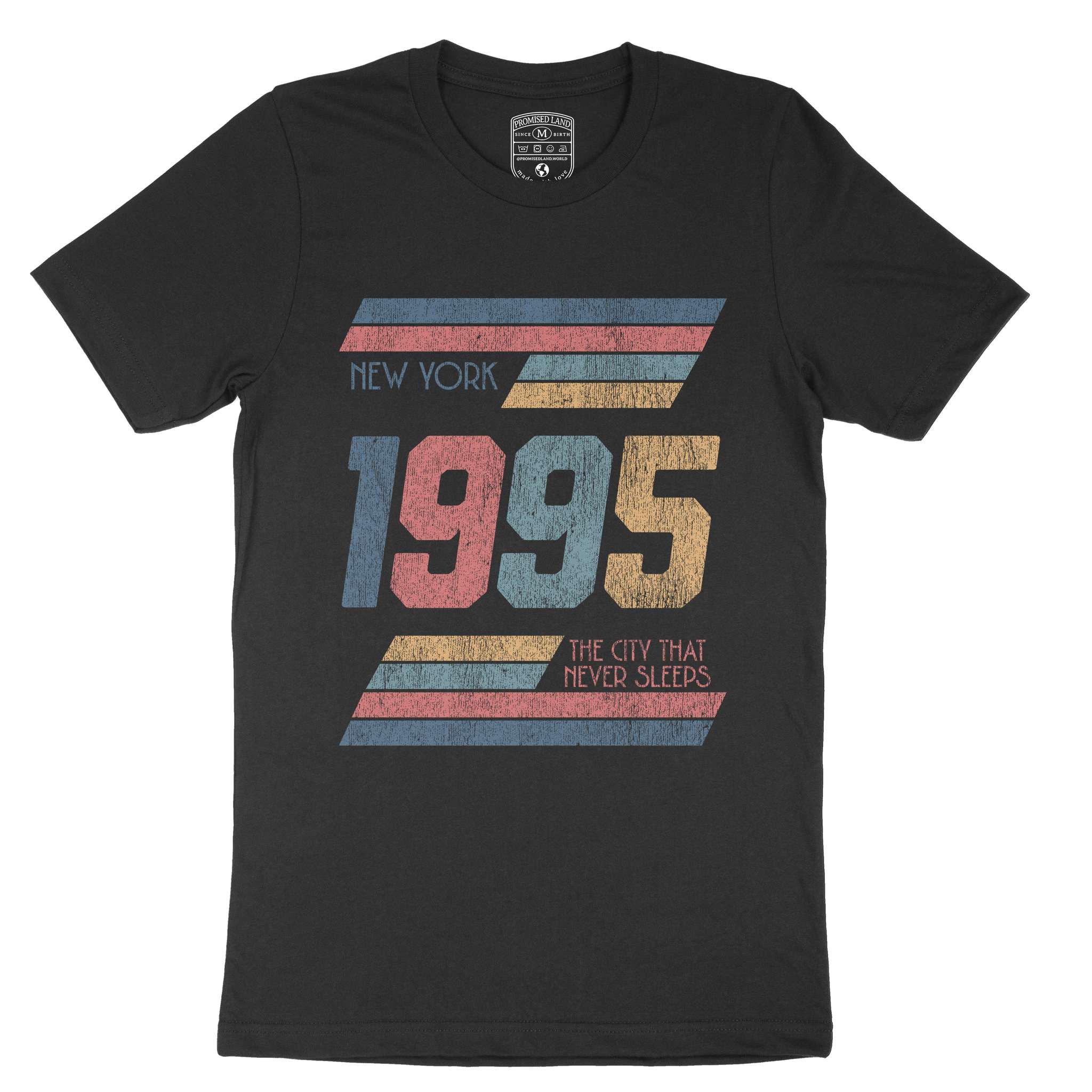 New York Good Year T-Shirt in Black - front view