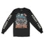 Asbury Park UFO Biker Longsleeve in Black - front with sleeves view