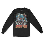 Asbury Park UFO Biker Longsleeve in Black - front view