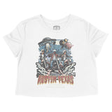 Austin Ufo Cropped Tee White front