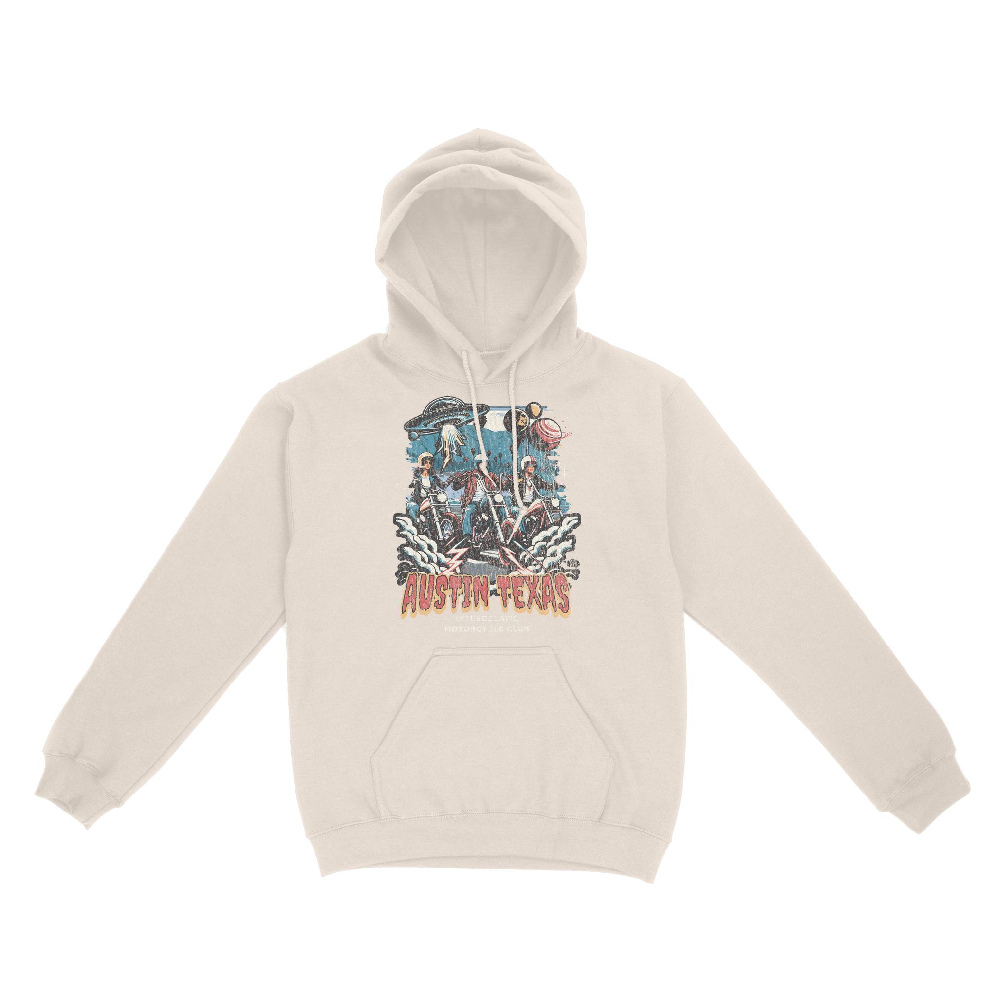Austin Hoodie in Natural - front view