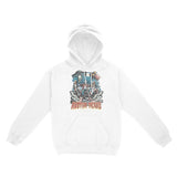 Austin Hoodie in White - front view