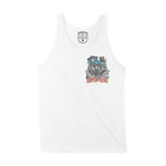 Austin Tank Top in White - front view