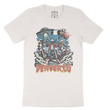 Denver UFO Biker T-Shirt in Vintage - front view