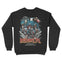 Miami Crewneck in Black - back view