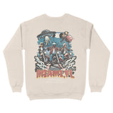 Miami Crewneck in Natural - back view