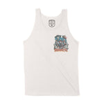 Miami UFO Biker Tank Top in Vintage - front view