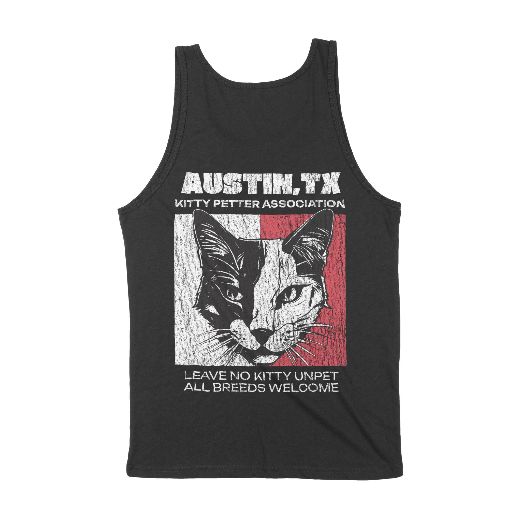 Austin Tank Top in Black - back view