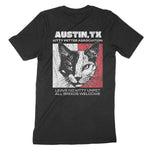 Austin T-Shirt in Black - back view