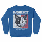 Miami Kitten Club 2 Crewneck Royal back